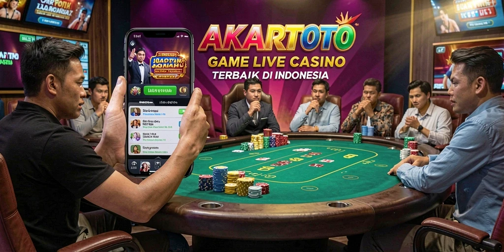 Gameplay Live Casino yang mendebarkan di AKARTOTO.