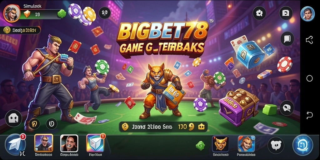 Tangkapan layar gameplay memukau di BIGBET78.