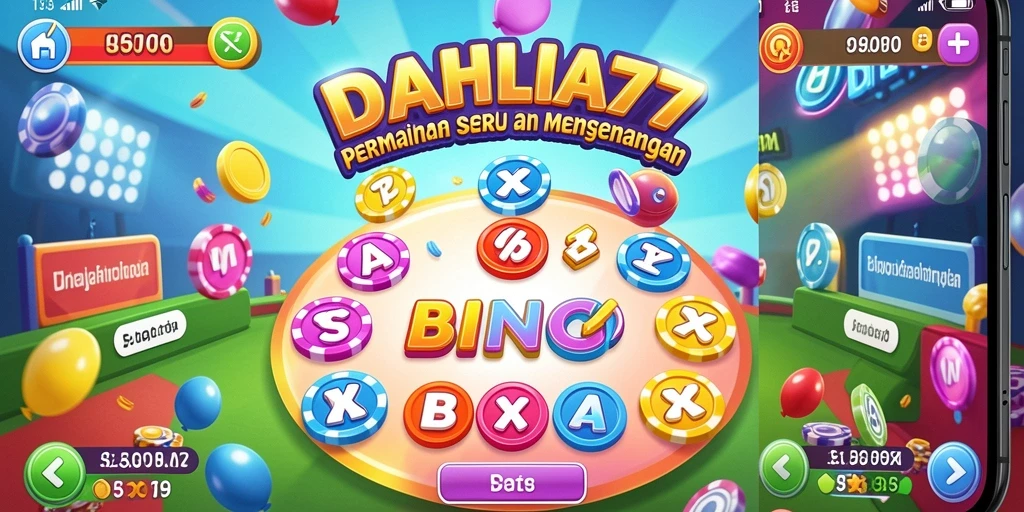 Screenshot gameplay DAHLIA77 yang menampilkan aksi Bingo yang seru.