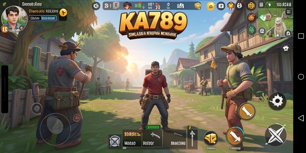Screenshot utama KA789 menampilkan momen gameplay simulasi yang seru.