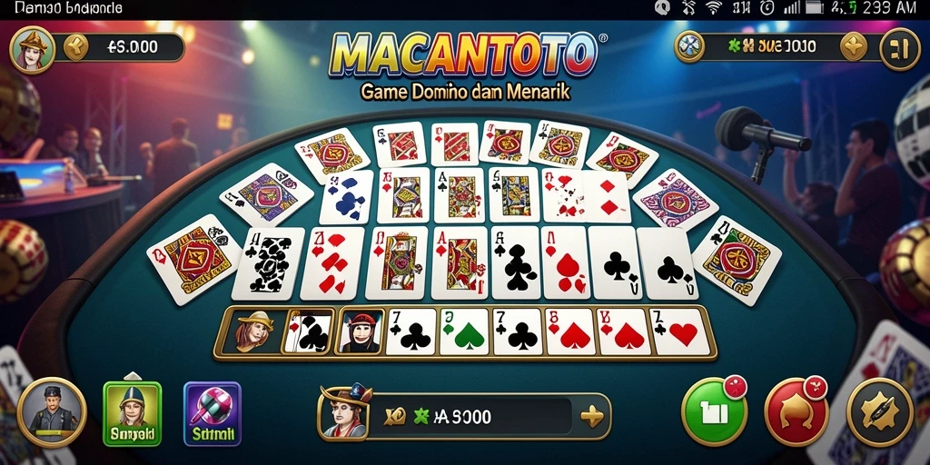 Tampilan gameplay seru dan menarik dalam MACANTOTO.