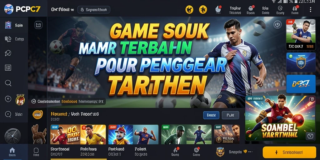Tampilan gameplay menarik dari aplikasi Sportsbook PCPC7.