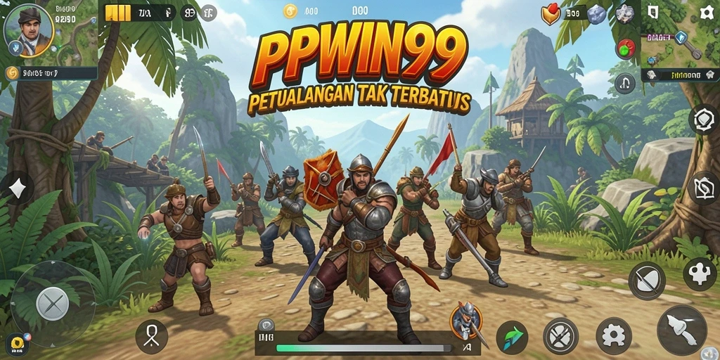 Tangkapan layar gameplay PPWIN99 yang menunjukkan eksplorasi dunia terbuka.