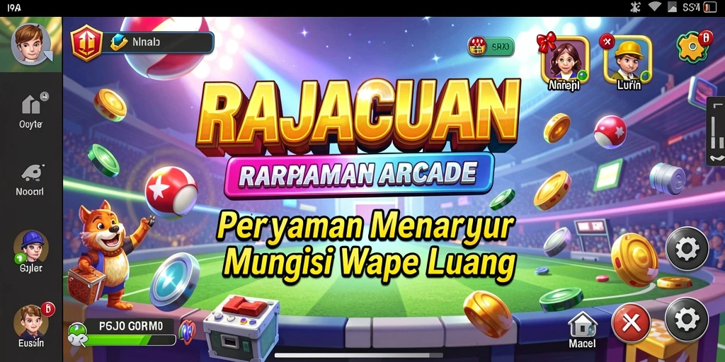 Tampilan permainan RAJACUAN dengan grafis menarik dan gameplay seru.