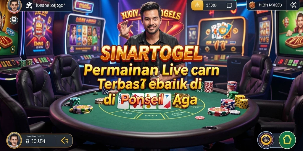 Tampilan gameplay Live Casino yang seru dan menarik di SINARTOGEL.