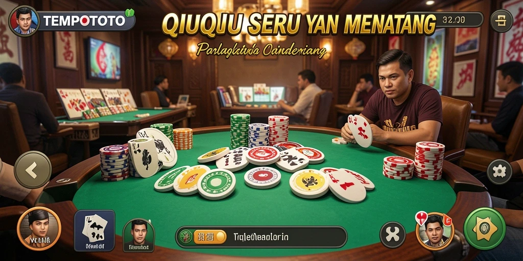 Tampilan gameplay QiuQiu menegangkan di TEMPOTOTO.
