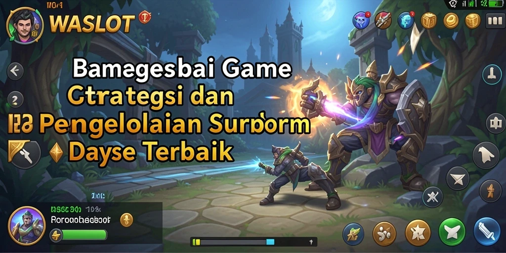 Tampilan gameplay seru dalam WASLOT dengan pertempuran yang strategis.