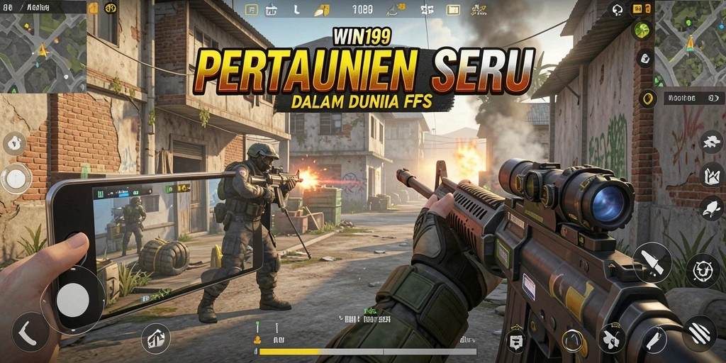 Screenshot WIN199 menunjukkan gameplay FPS yang intens dan seru.