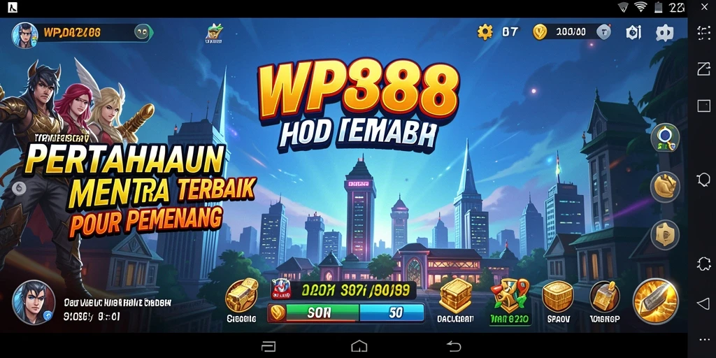 Tampilkan aksi seru dalam gameplay Tower Defense WP888.